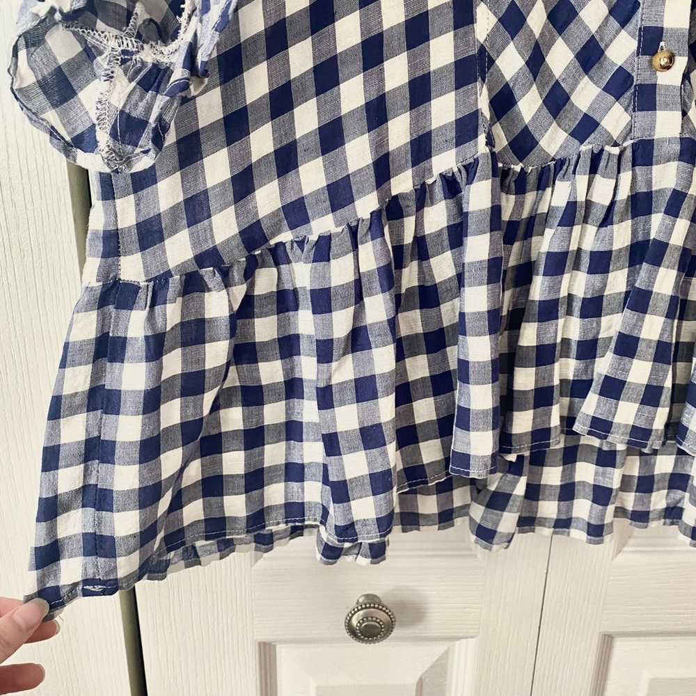Maeve flounced gingham blouse - Picture 8 of 8